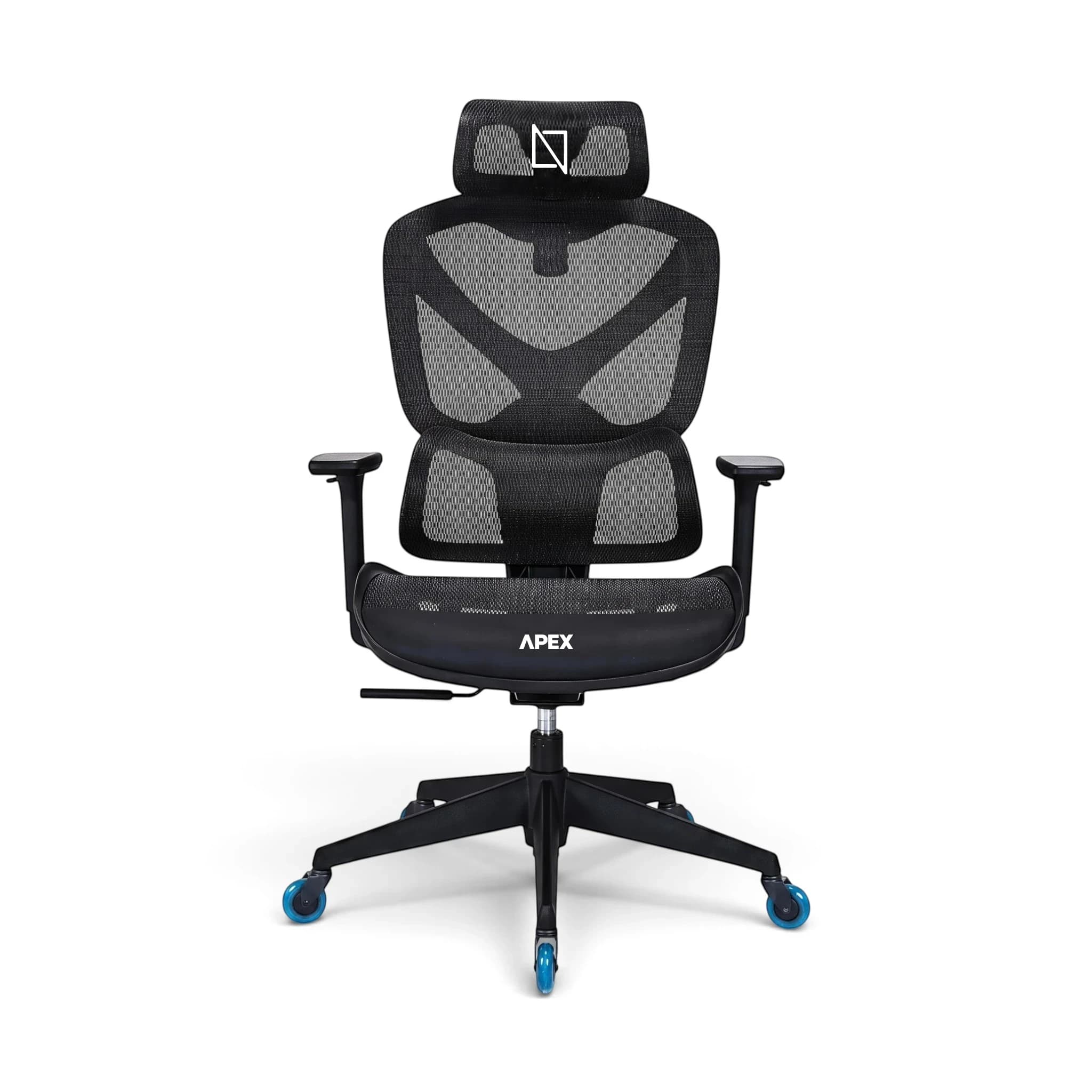 Navo® Apex Y Gaming Chair Blue Caster 3