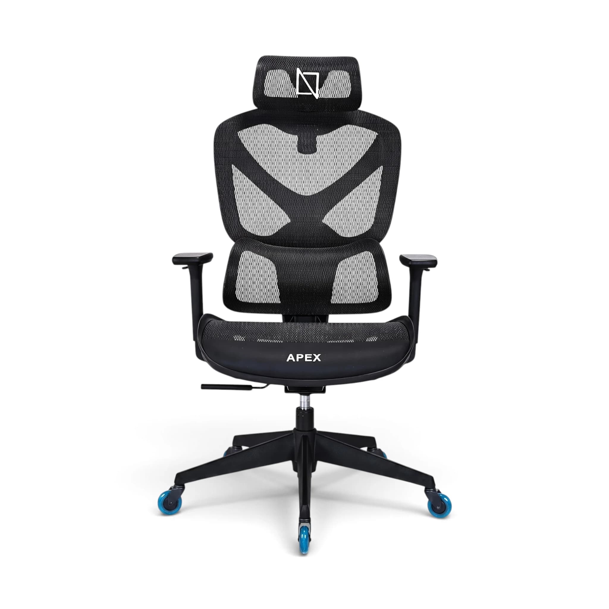 Navo® Apex Y Gaming Chair Blue Caster 3