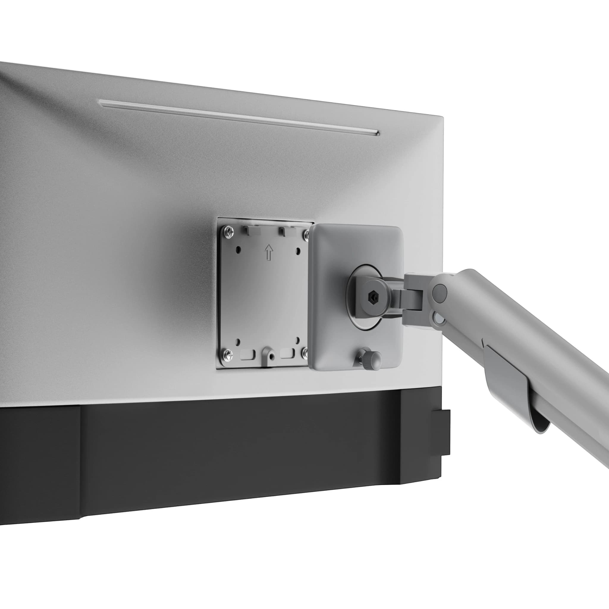 Navo® CTRL MonitorArm Model E Tri TitaniumSilver 3