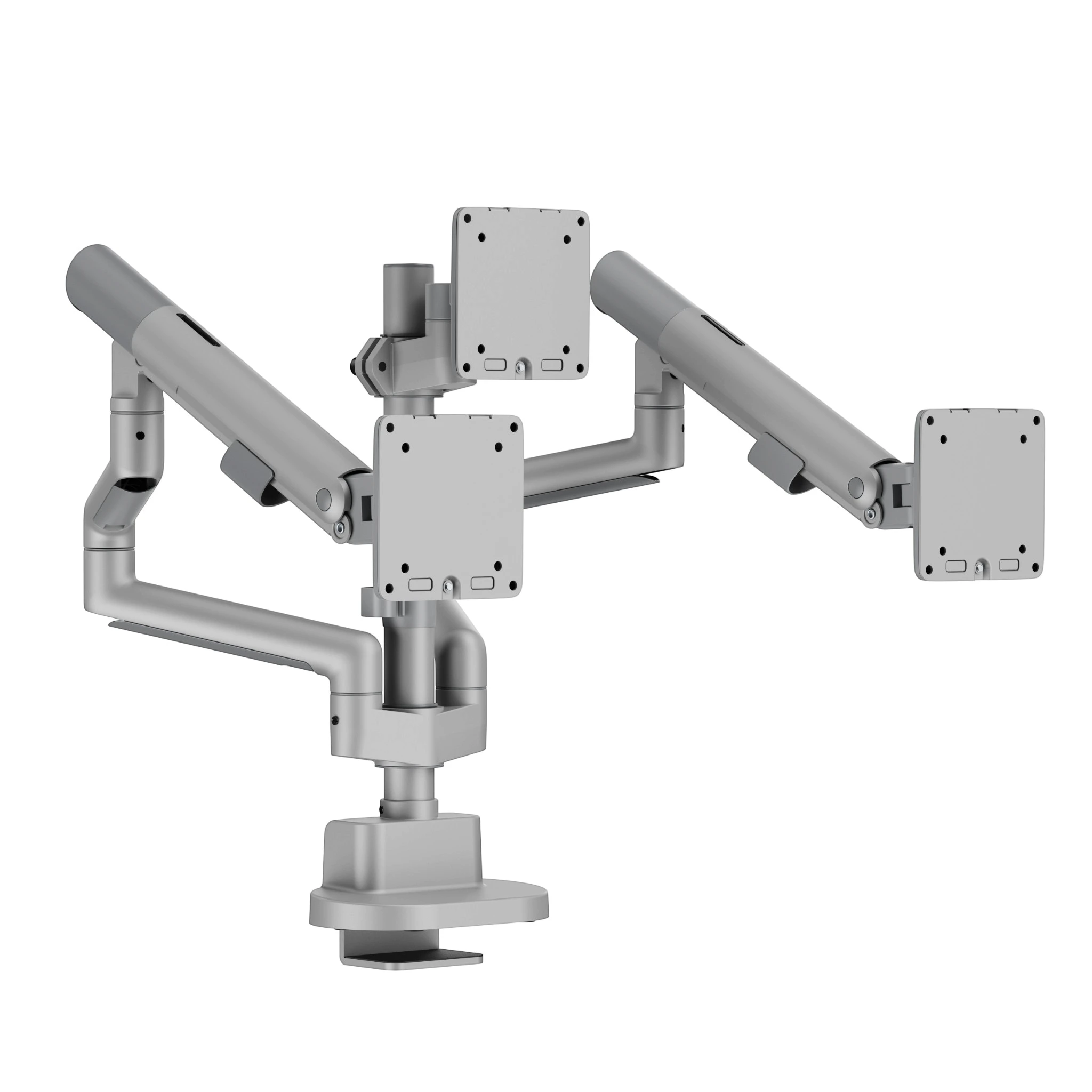 Navo® CTRL MonitorArm Model E Tri TitaniumSilver 6