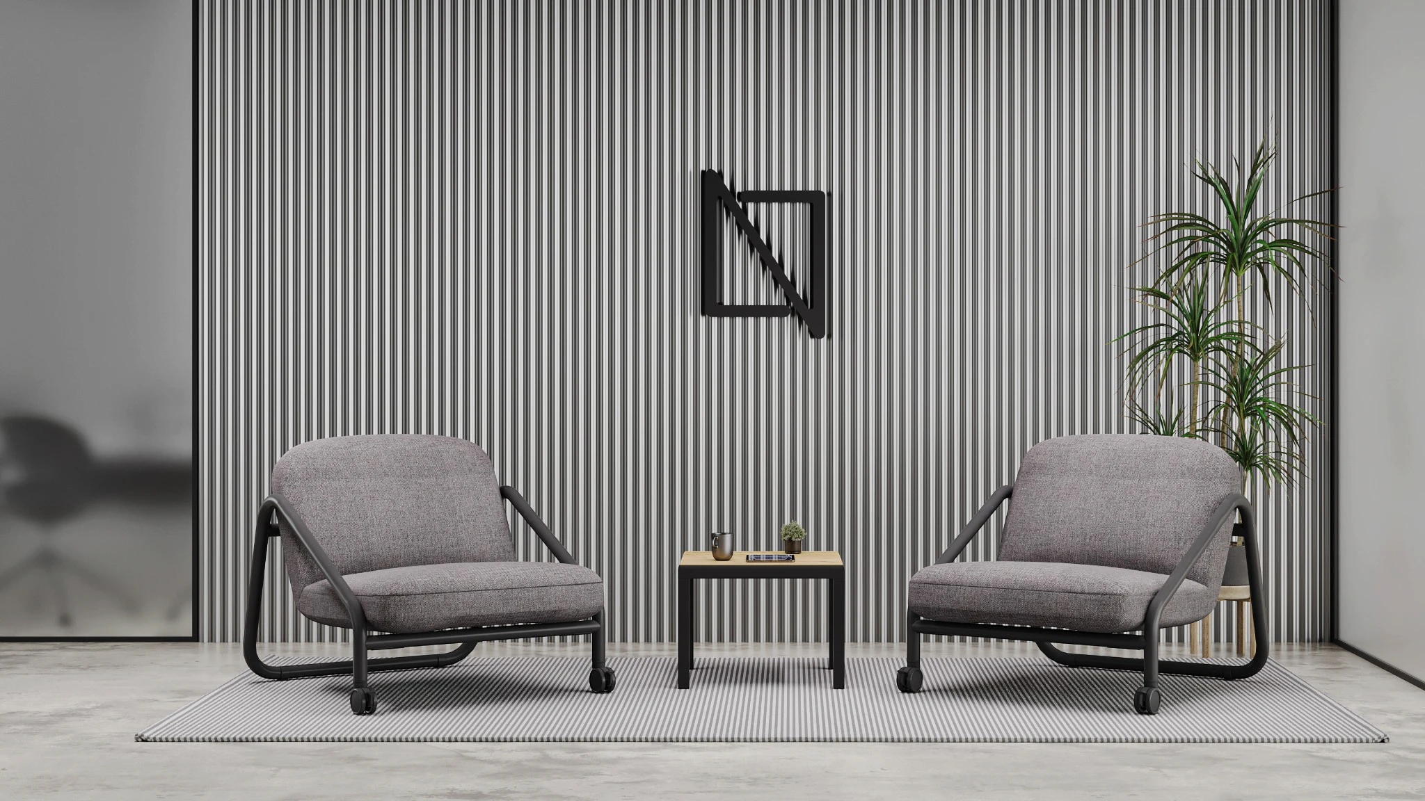 Navo® Coffee Table With Glide Lounge Chair inspiration