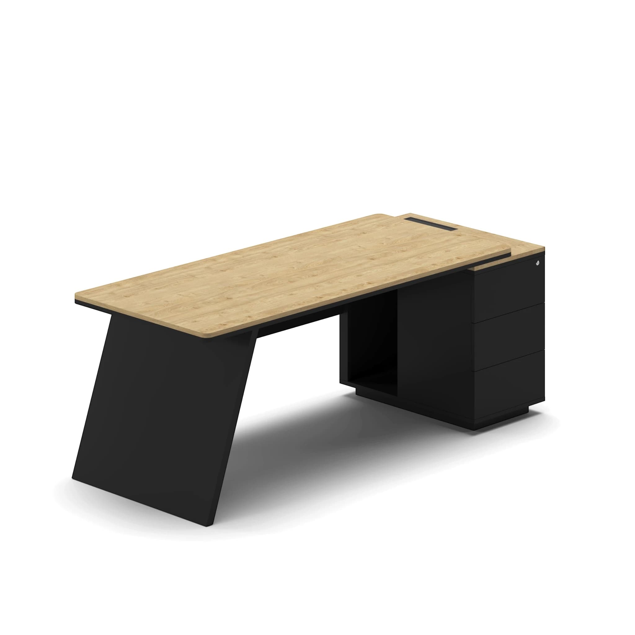 Navo® Prism Executive Standard Oak Top Black Body 1 2
