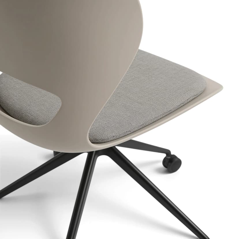 Navo® Vis Chair withCaster Beige Highlights 4