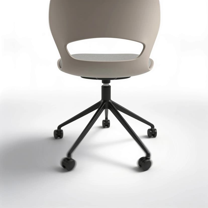 Navo® Vis Chair withCaster Beige Highlights 5