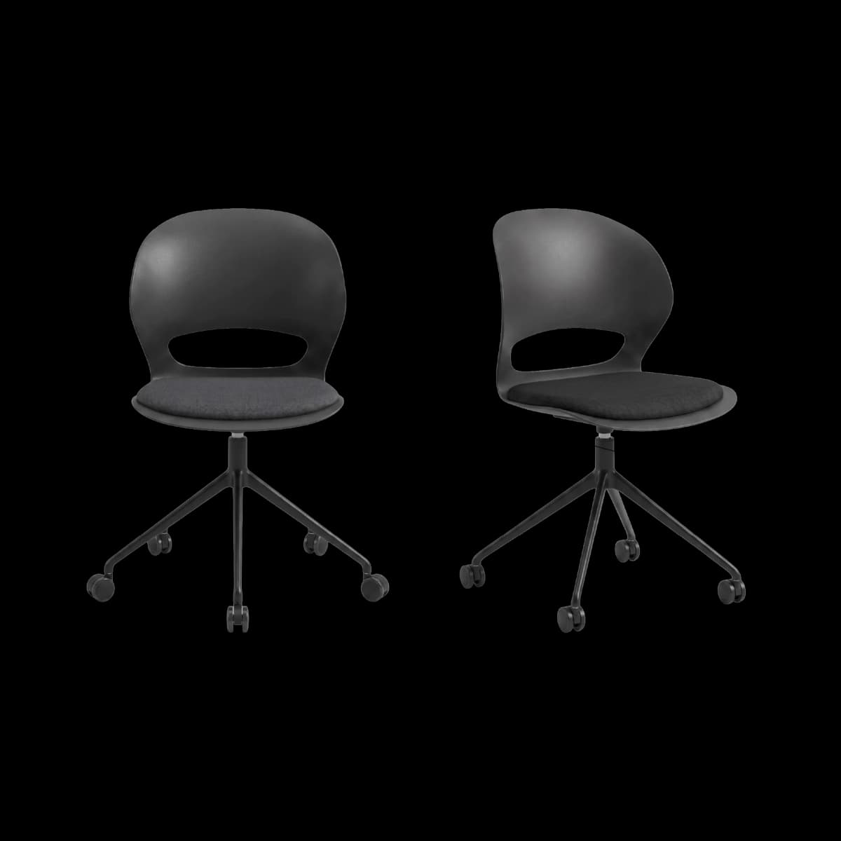 Navo® Vis Chair withCaster Dimension