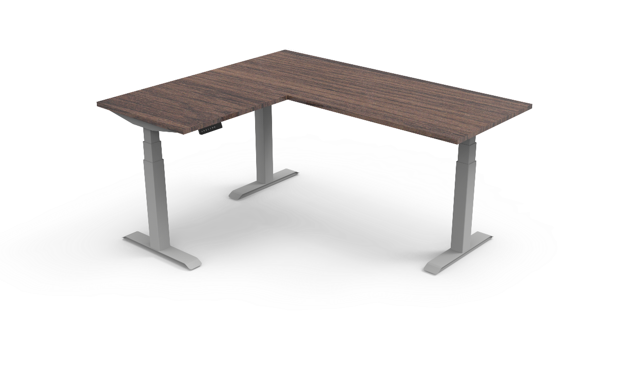 Walnut L Shape desk