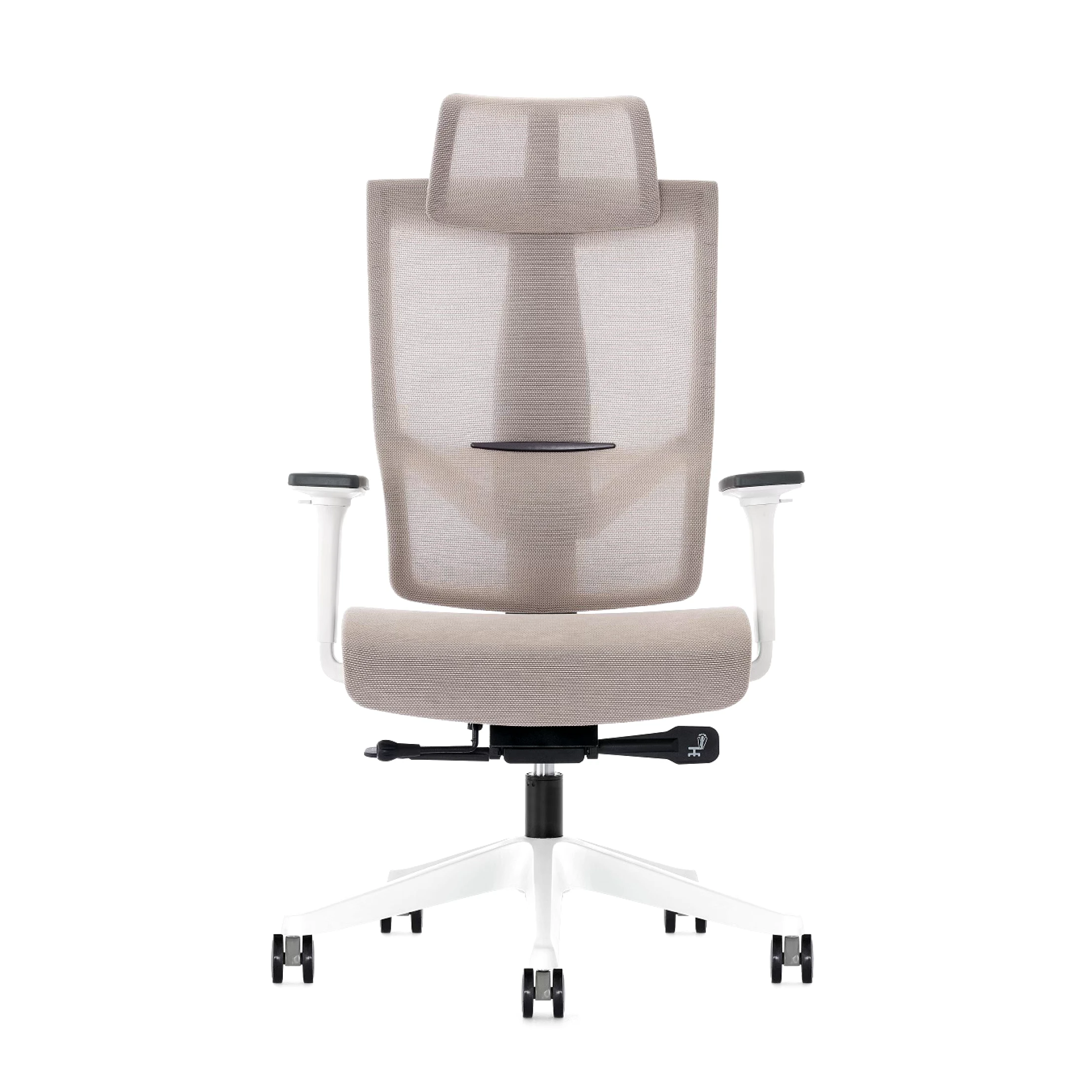 Office Chairs Dubai | Ergonomic Chair | Aero Chair Mesh Ergonomic - beige grey