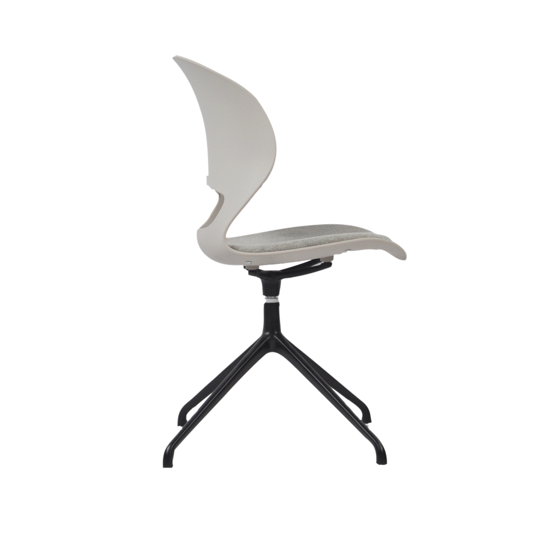 Vis Chair Beige Grey Without Wheels 1
