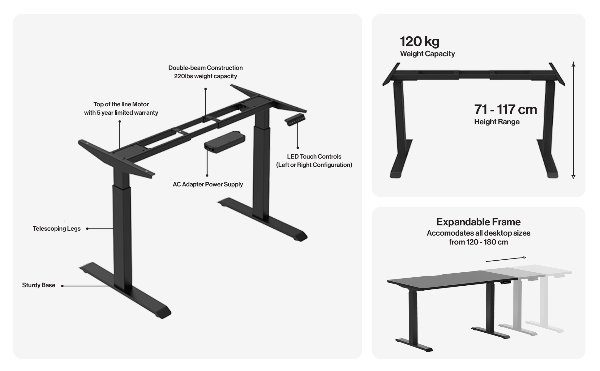 Height Adjustable Desk | Standing Desk