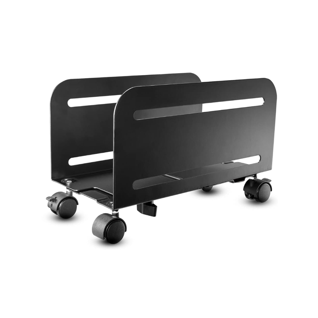 Mobile Cpu Stand Black