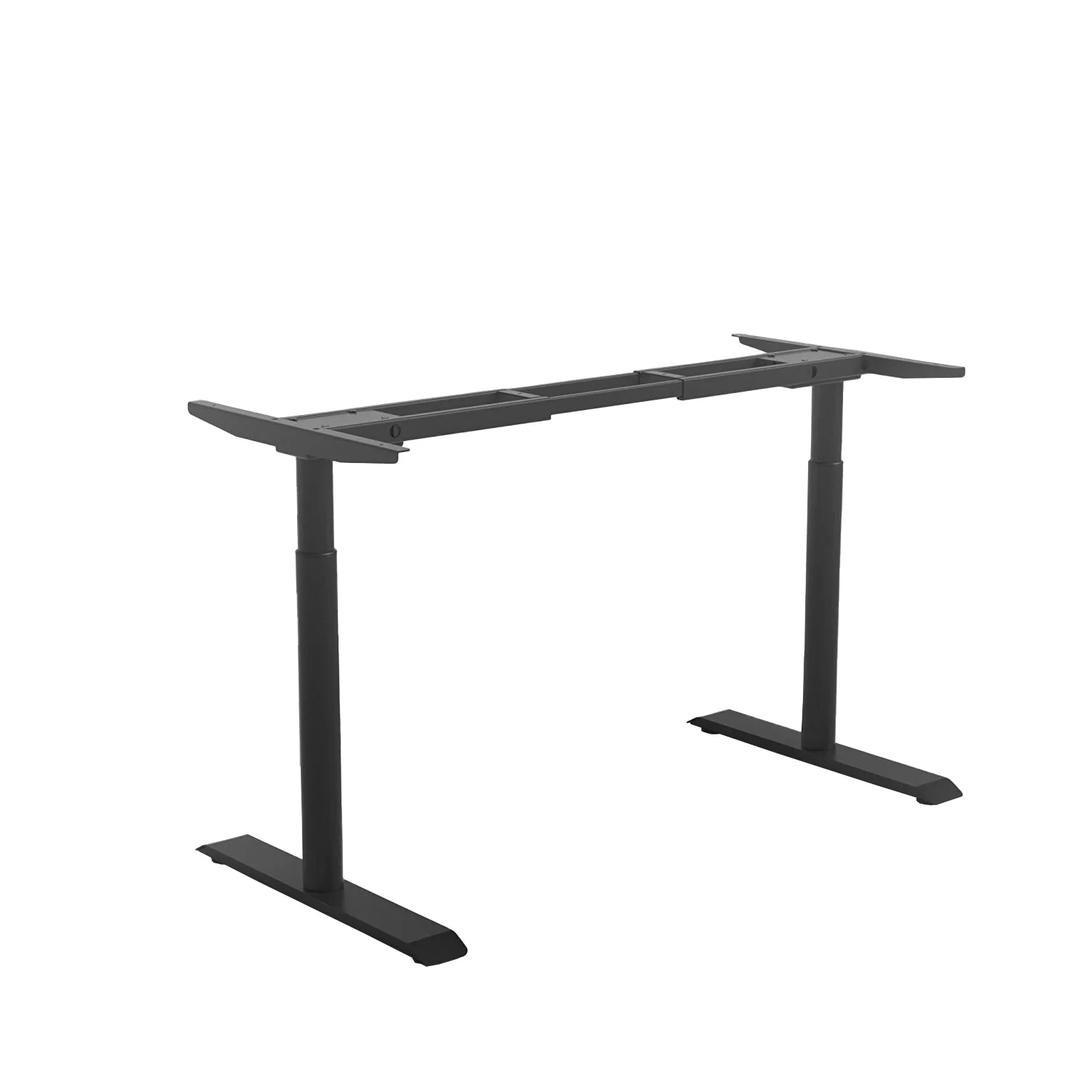navodesk manual standing desk frame black 1