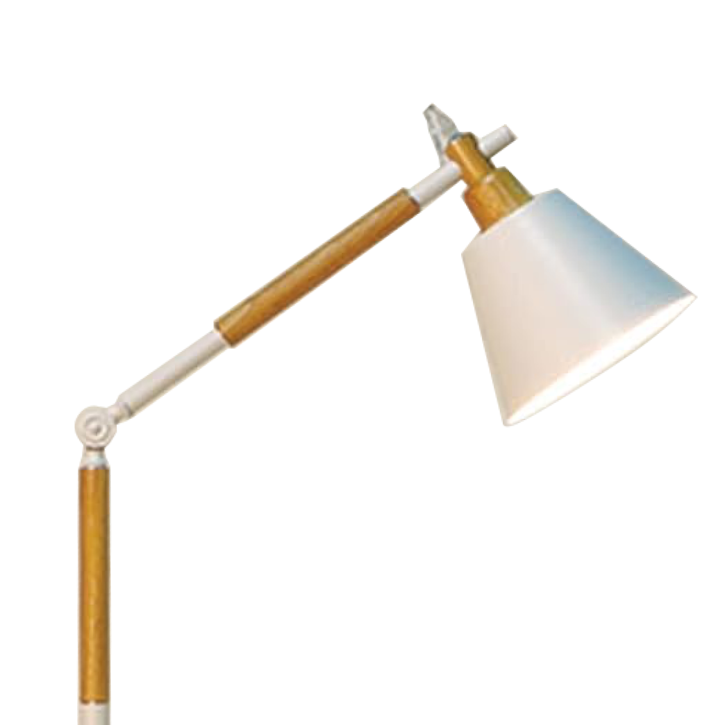 Nordic Wooden Floor Lamp White