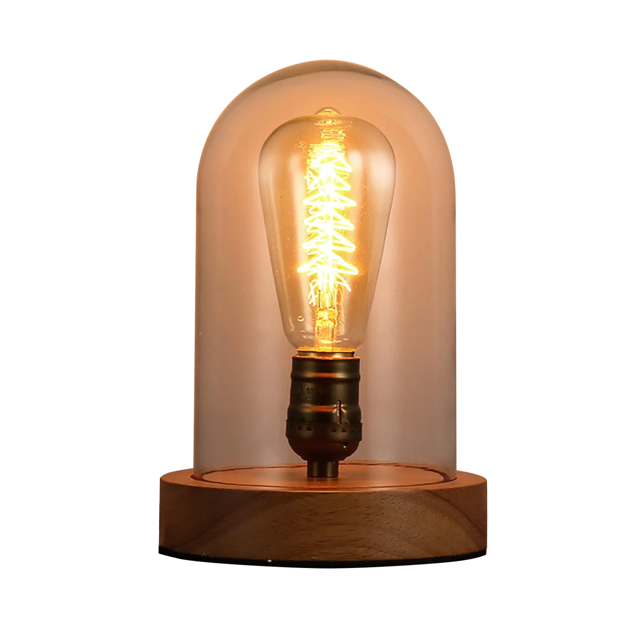 Retro Lamp Wood Brown