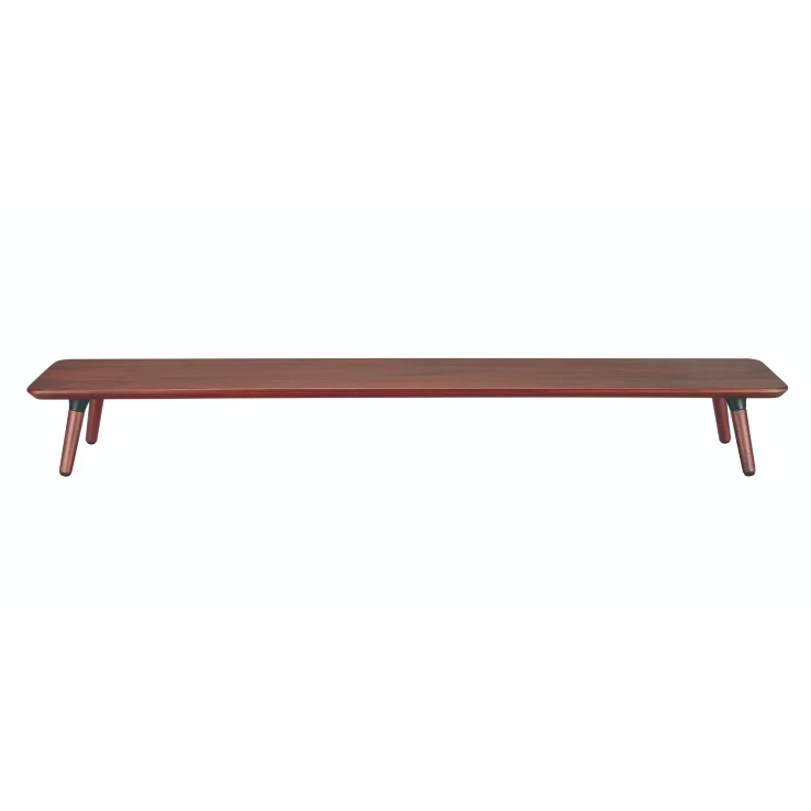 Walnut Monitor Riser Medium Walnut Brown