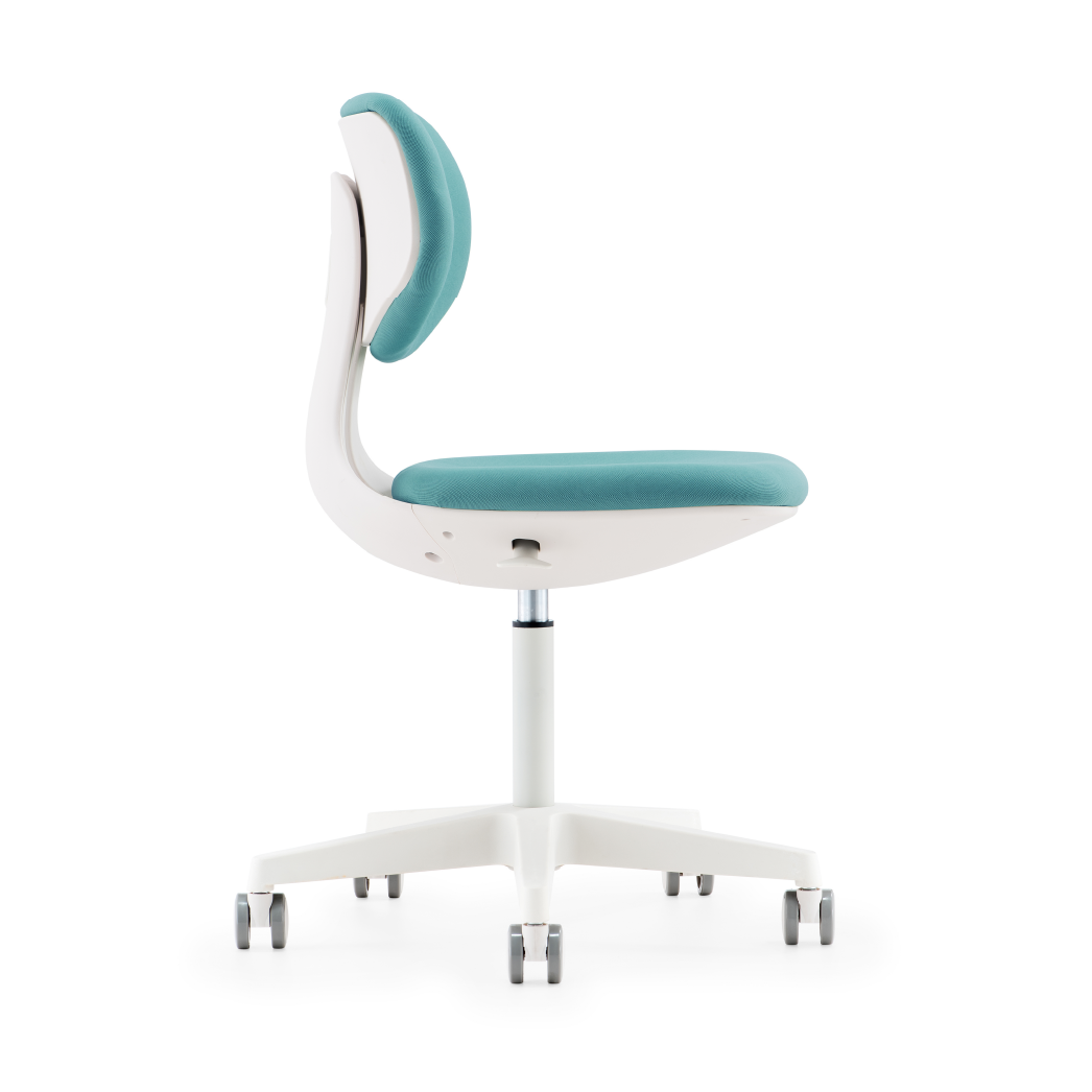 NAVO Pluto, Compact Home Office Desk Chair | Small Study Chair | Adjustable Low-Back Computer Task Chair with Swivel Casters and Height Adjustment