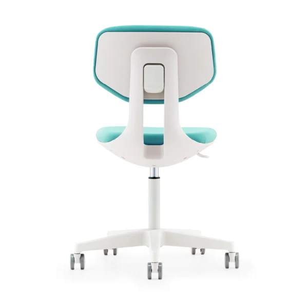 NAVO Pluto, Compact Home Office Desk Chair | Small Study Chair | Adjustable Low-Back Computer Task Chair with Swivel Casters and Height Adjustment