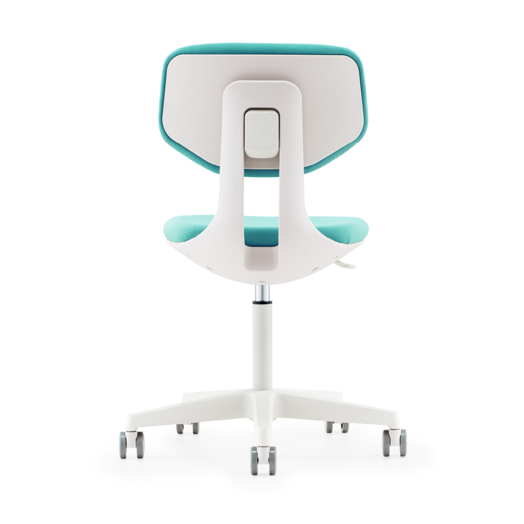 NAVO Pluto, Compact Home Office Desk Chair | Small Study Chair | Adjustable Low-Back Computer Task Chair with Swivel Casters and Height Adjustment