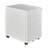 mobile pedestal without cushion by navo ergonomics white
