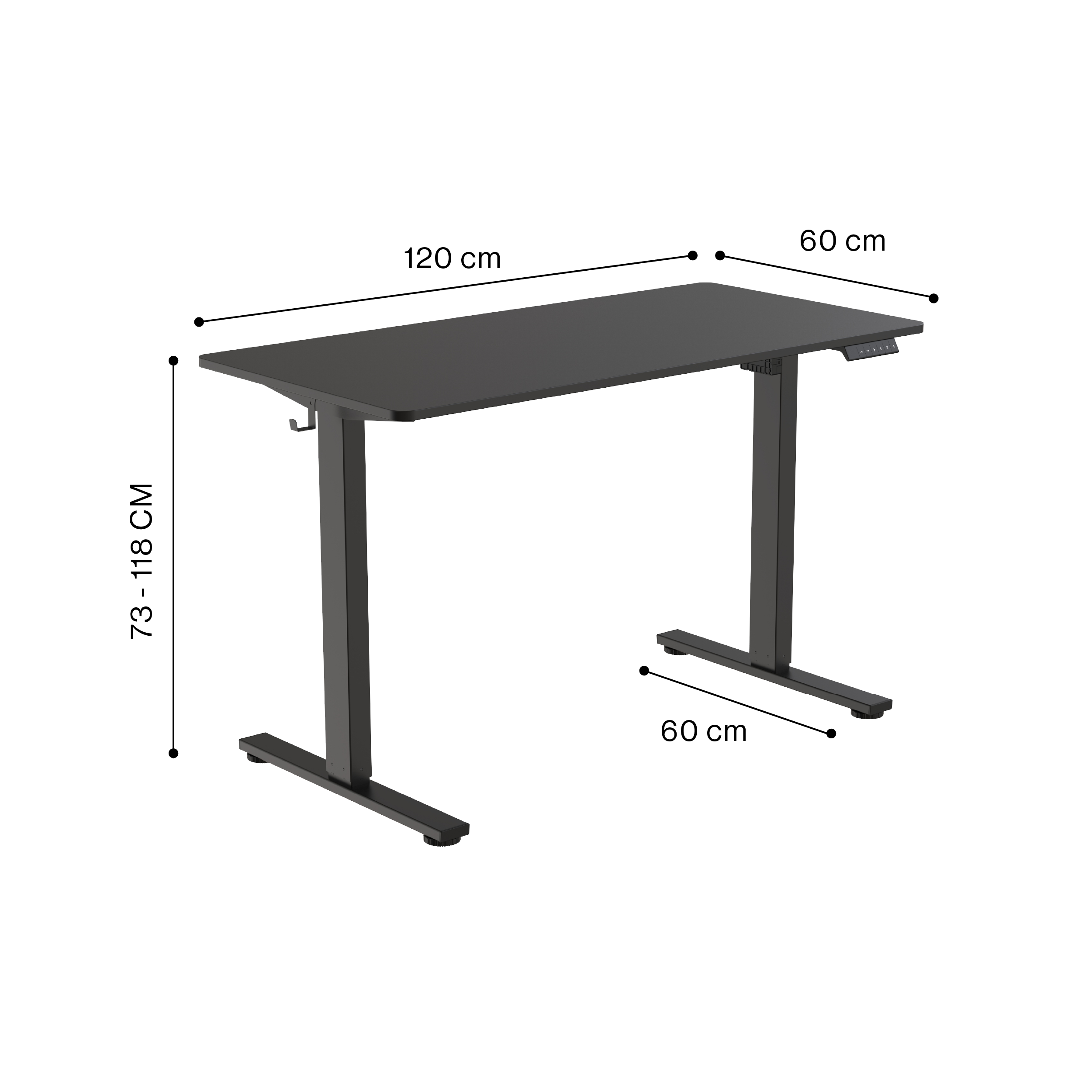 Navodesk® Lite dimensions