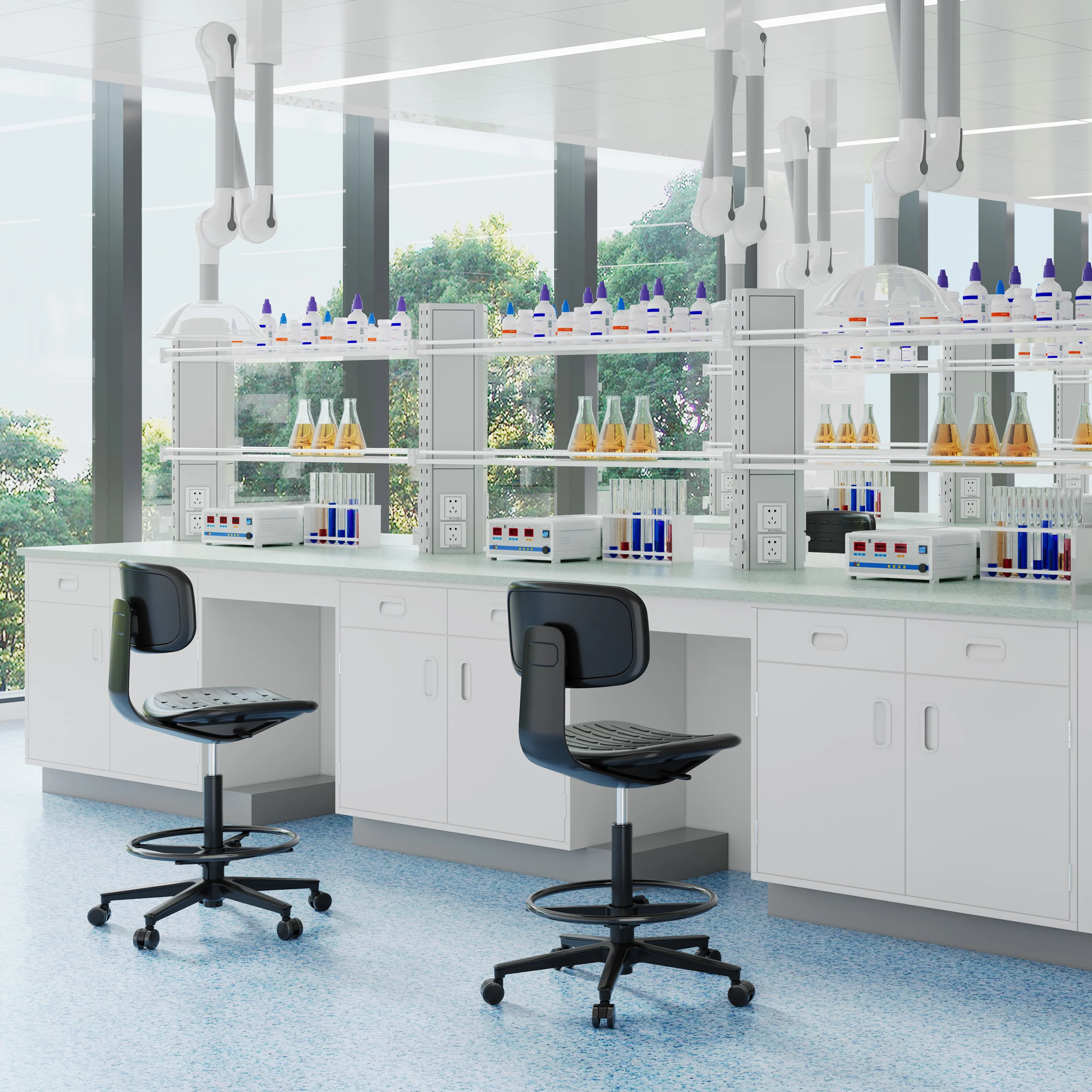 Pluto Lab Chair Black