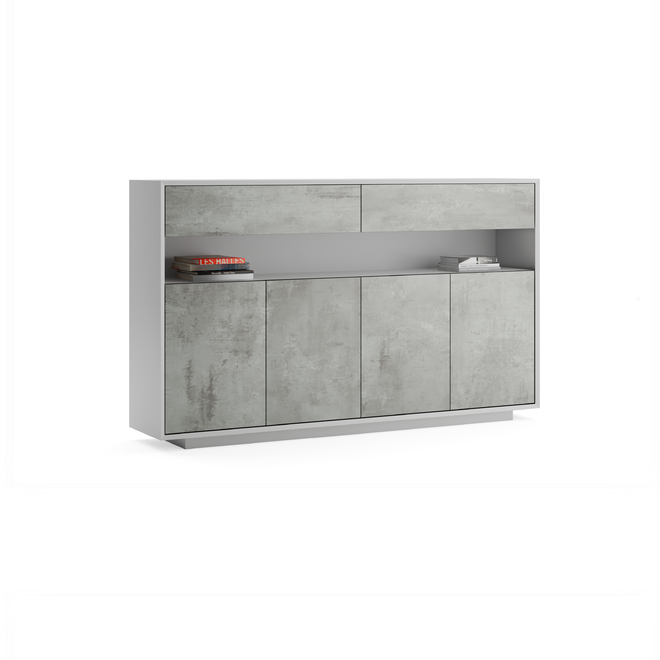 Series A – Medium Height Credenza Cabinet