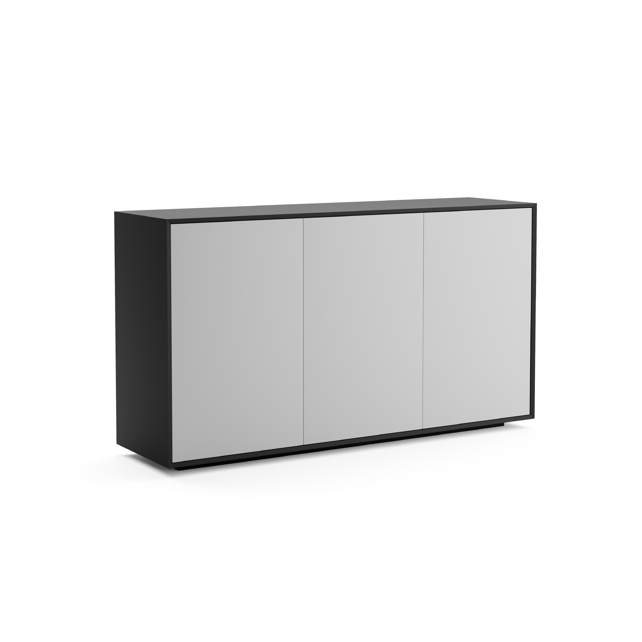 Series A – Low Height 3-Door Cabinet (Stone Grey Worktop)