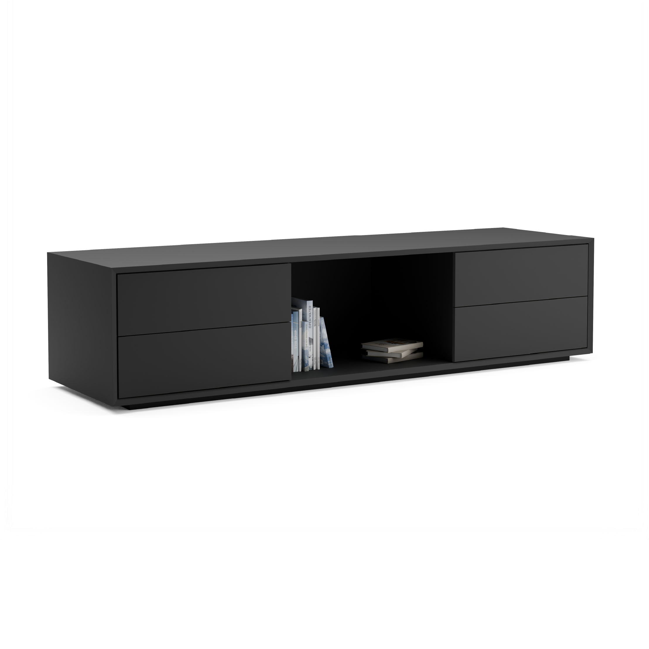 Series A Low Height Sideboard Cabinet White Oak