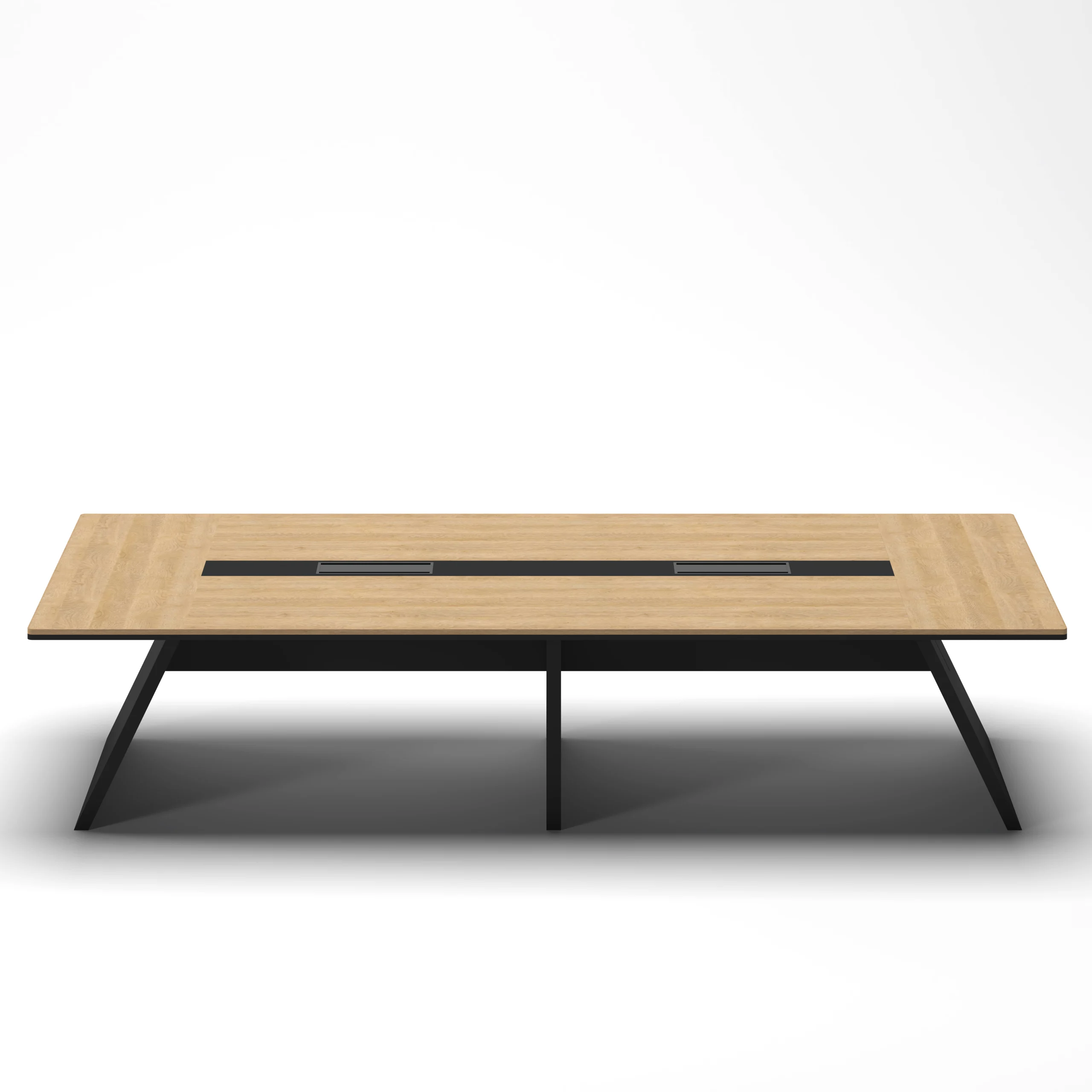 Prism Meeting Table Large Oak 1