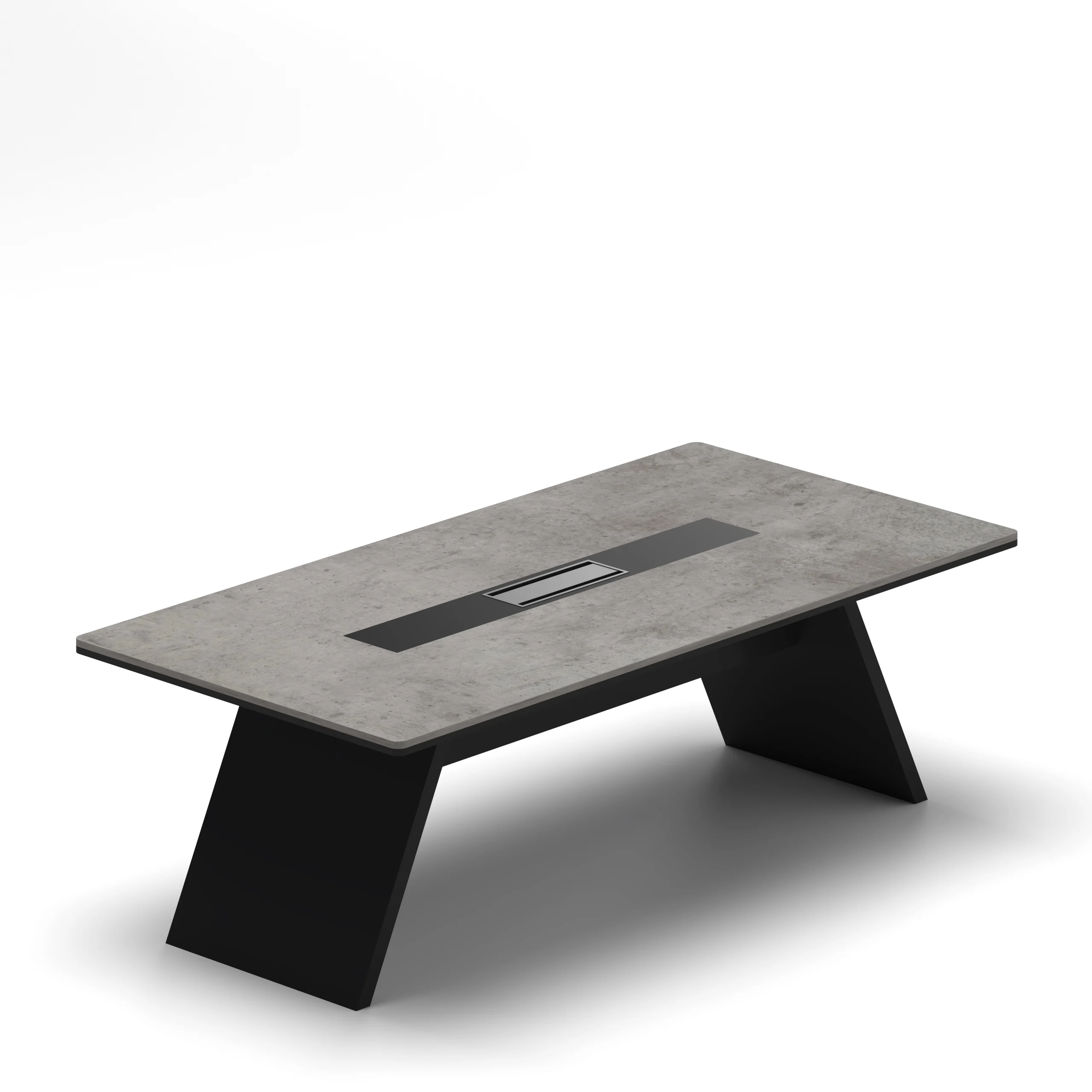 Prism Meeting Table Large Oak 1