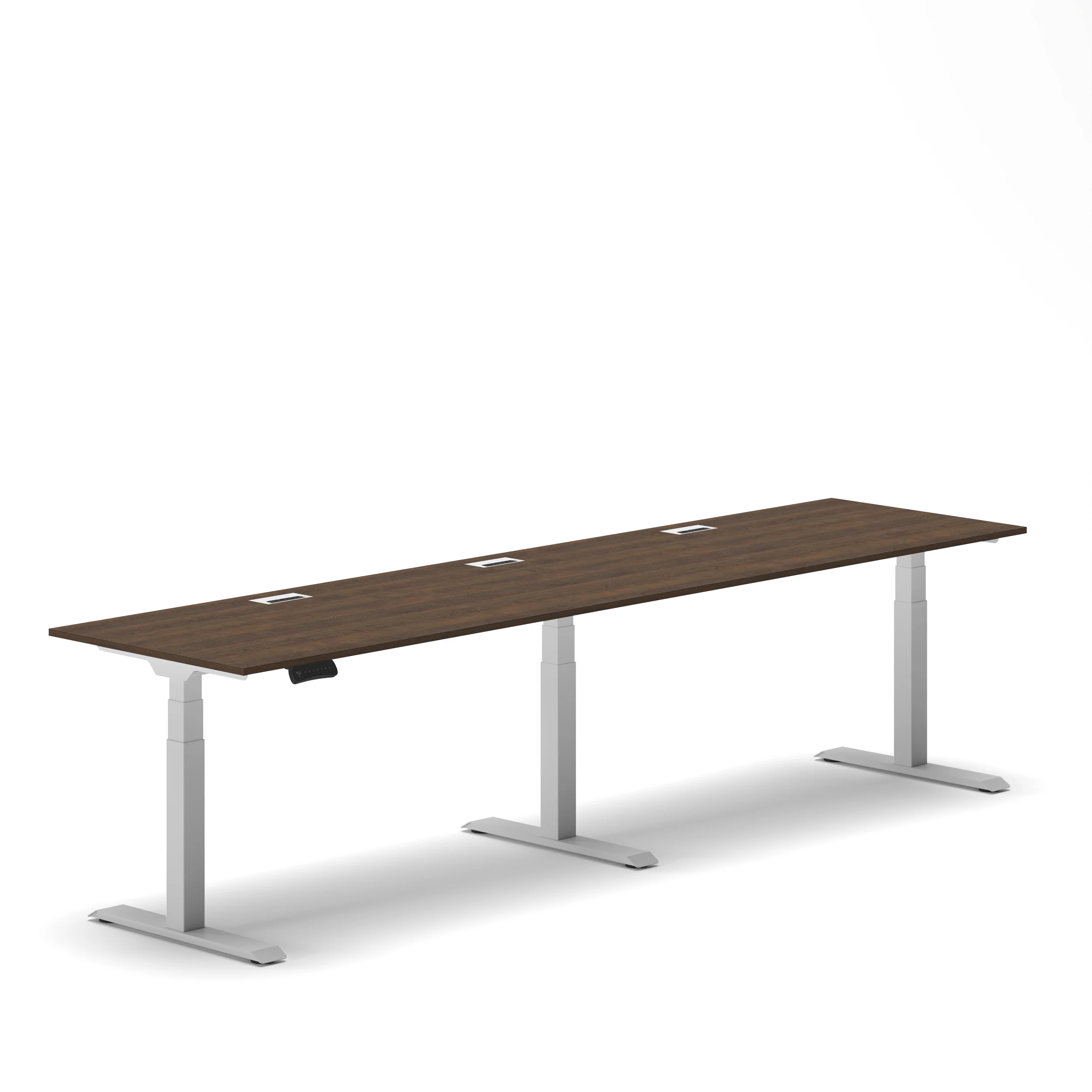 Navodesk® Flex180 Xl Concrete Top Black Frame 1