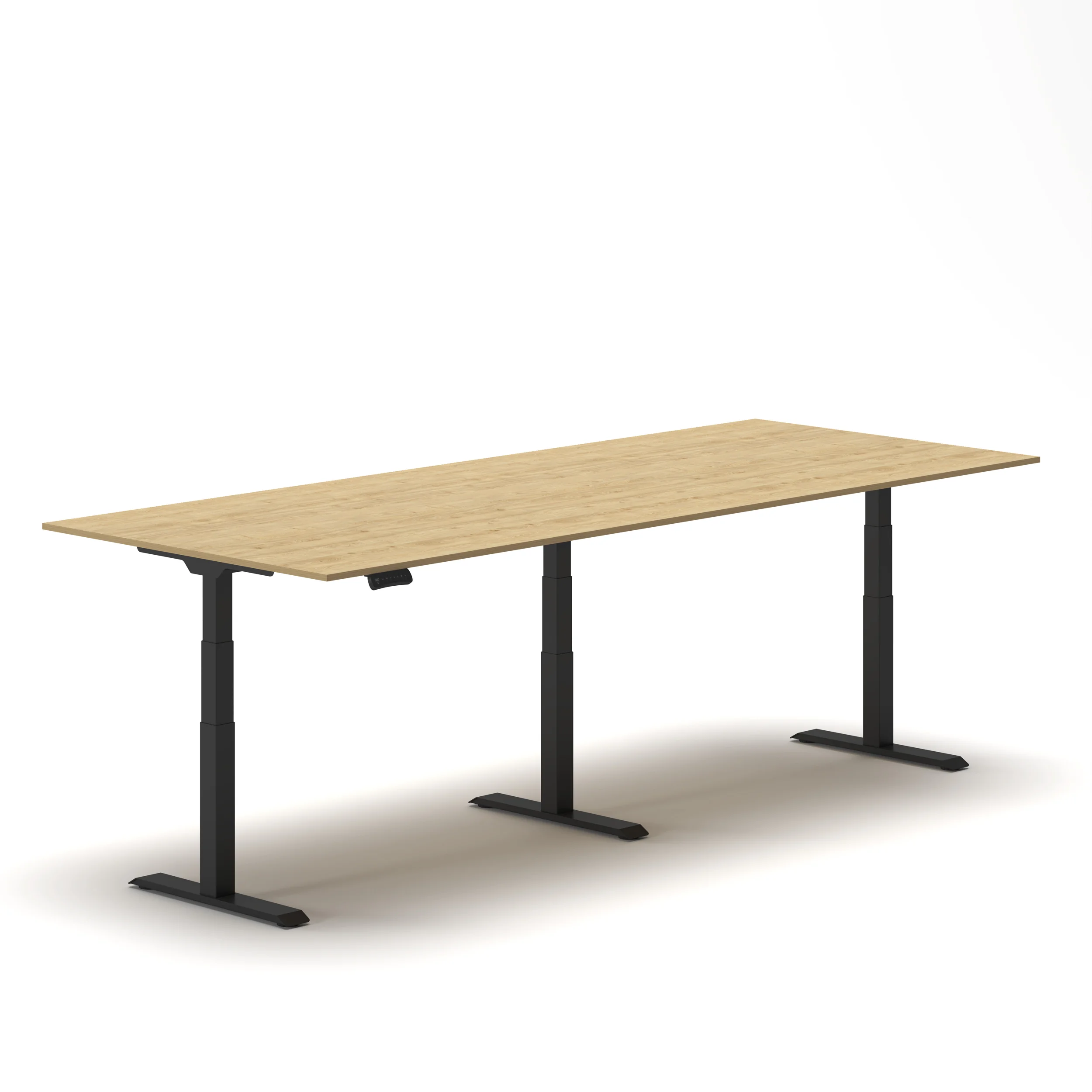 Navodesk® Collab Oak Top Black Frame 1
