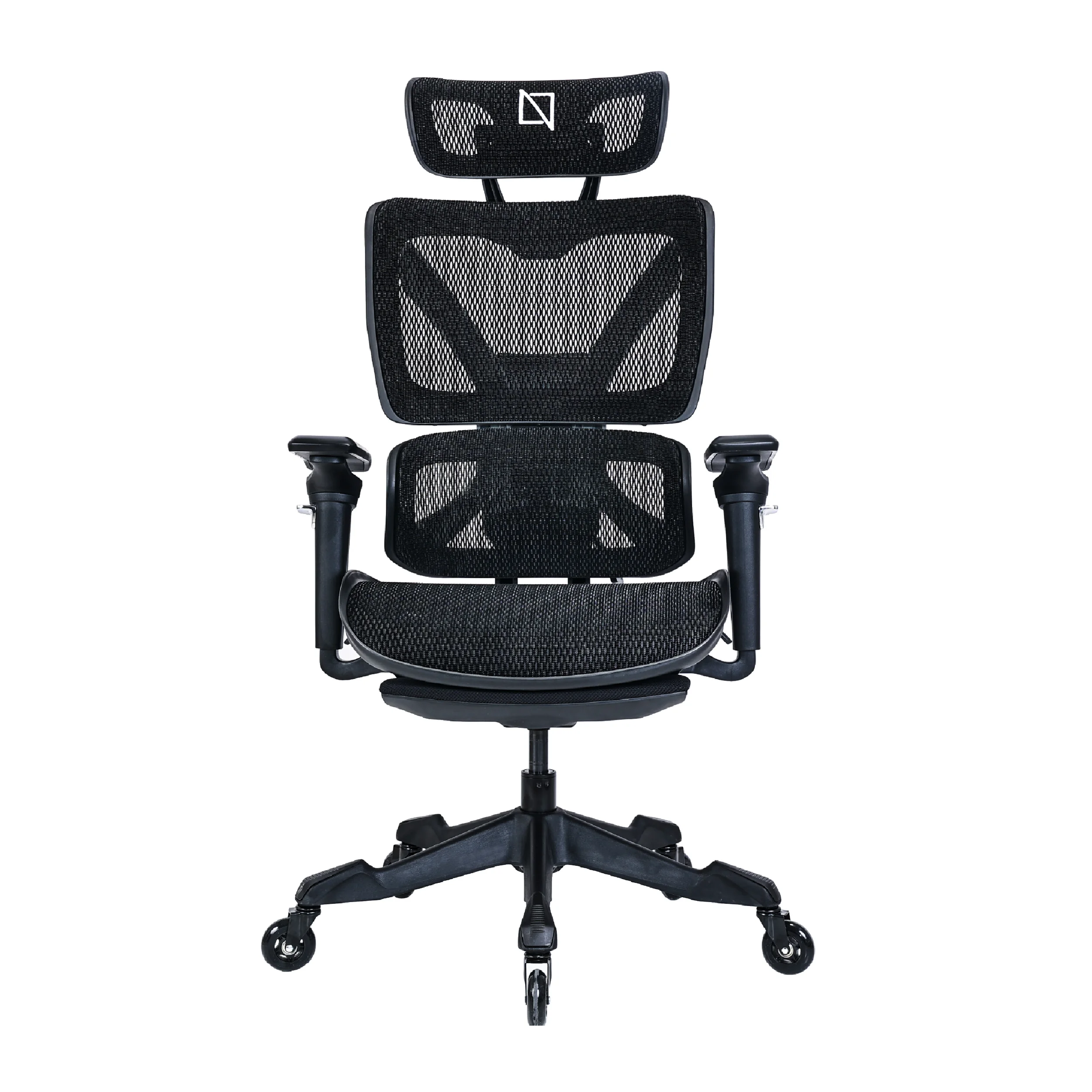 Apex X Black Mesh Ergonomic Gaming Chair with Footrest3