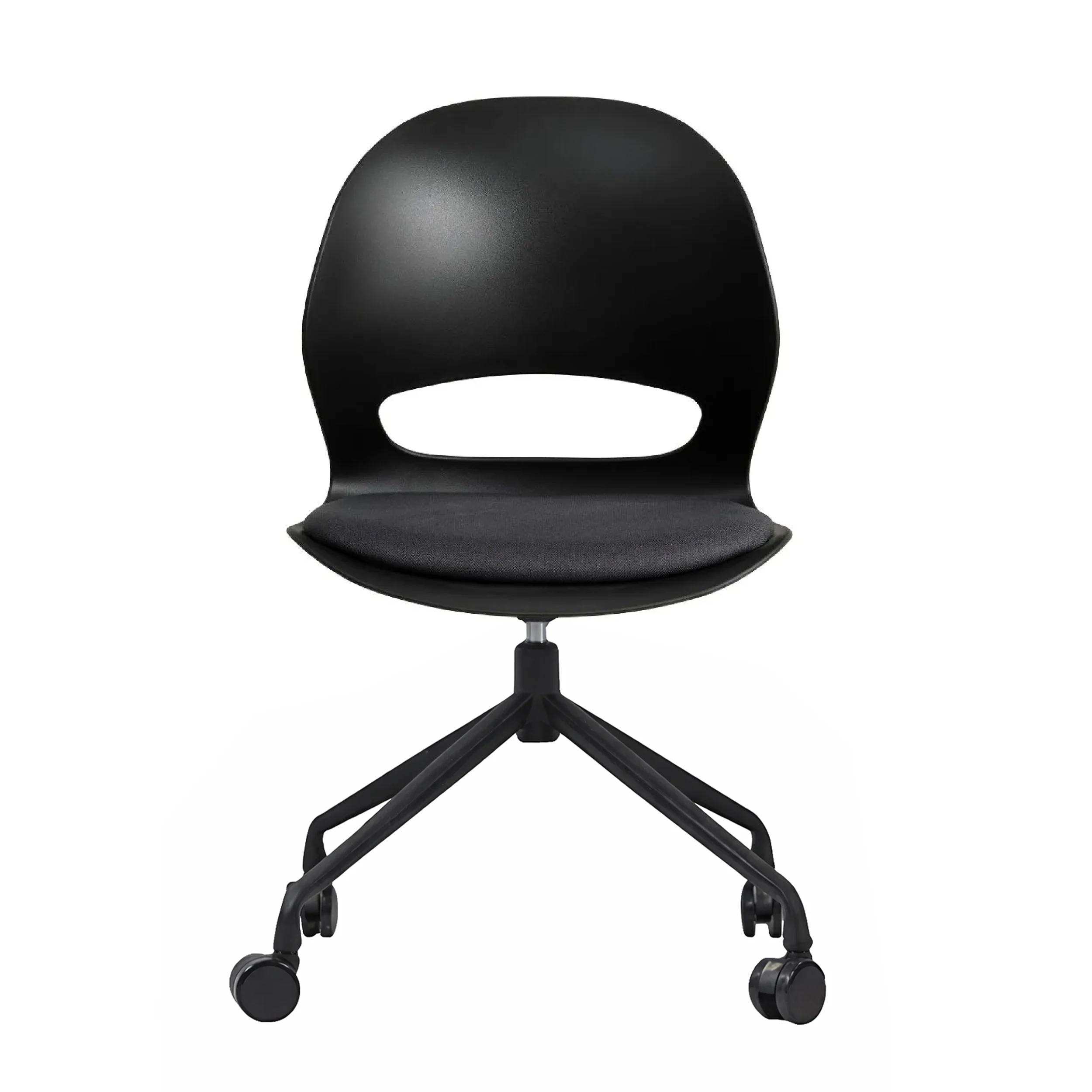 VIS Chair With Wheels Black1