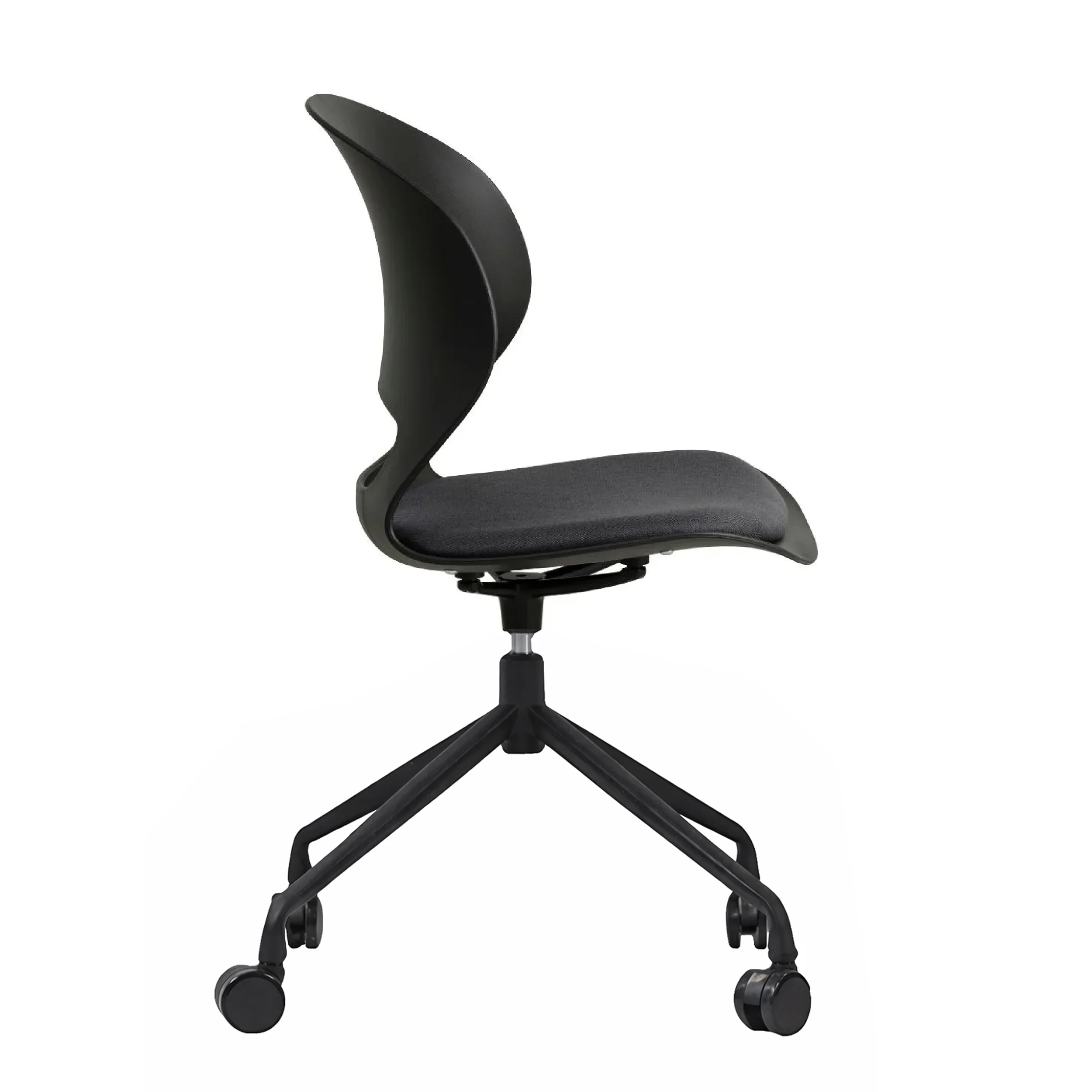 VIS Chair With Wheels Black1